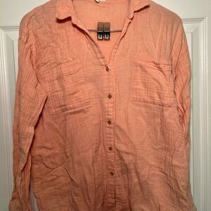 Eileen Fisher Orange Midi Skirt Resort Wear